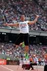Luis Alberto Rivera Morales in the long jump at the  2013 IAAF Diamond League, Sainsbury's Anniversary Games, Queen Elizabeth Olympic Park, London.